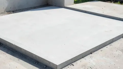 Taras na wylewce betonowej