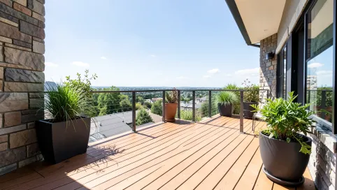 Taras nad garażem inspiracje