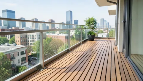 Taras wentylowany na balkonie