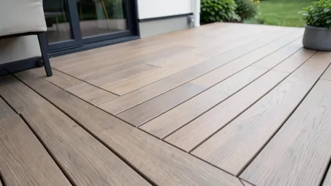 Taras z desek kompozytowych