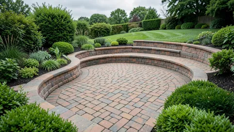 Taras z kostki brukowej inspiracje