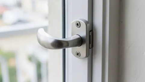 Uchwyt do drzwi balkonowych bez wiercenia