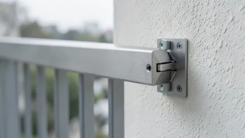Uchwyty do mocowania balustrady balkonowej