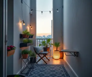 Wąski balkon w bloku inspiracje