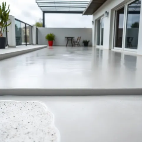 Wylewka samopoziomująca na zewnątrz na taras