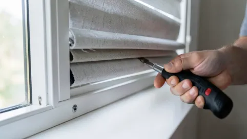 Wymiana rolety dzień noc w kasecie