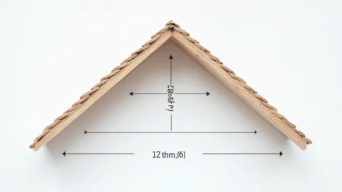 wymiary dachu dwuspadowego