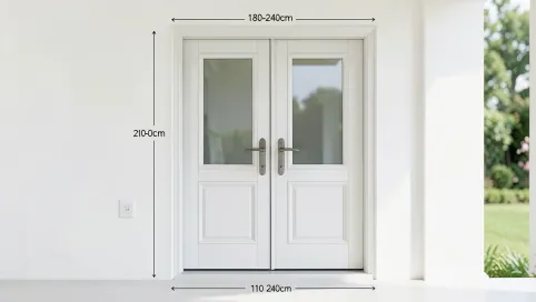 Wymiary drzwi tarasowych dwuskrzydłowych