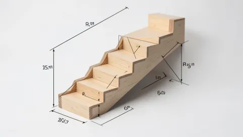 Wymiary schodów wzór