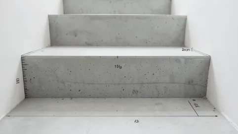 Wymiary spocznika schodów