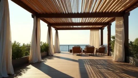 Wysokość pergoli tarasowej