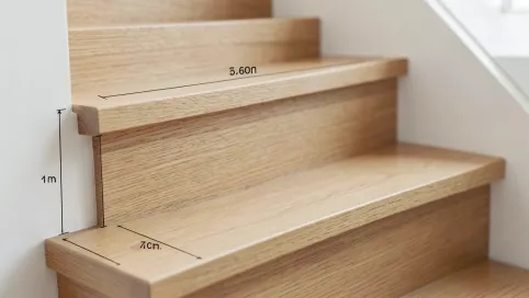 Wysokość stopnia schodów