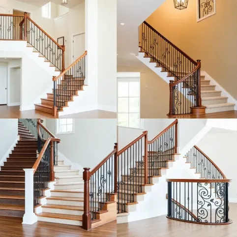 Wzory balustrad schodowych