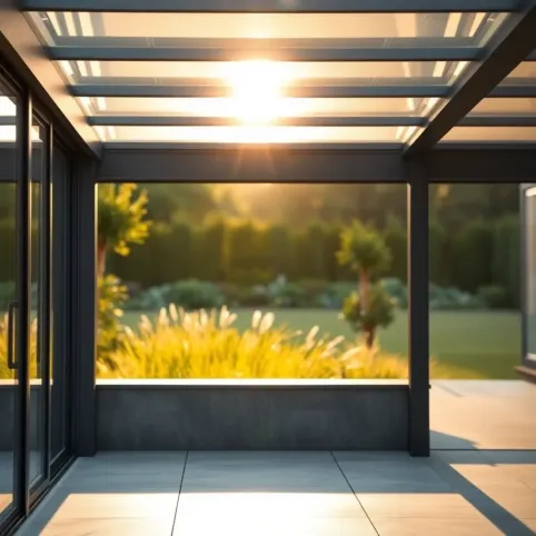 Zabudowa tarasu z poliwęglanu