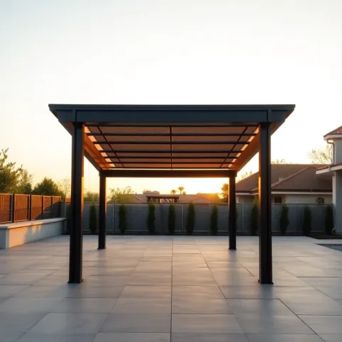 Zadaszenie z paneli fotowoltaicznych