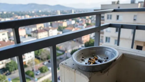 Zakaz palenia papierosów na balkonie