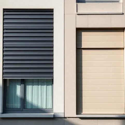 Żaluzje fasadowe a rolety cena