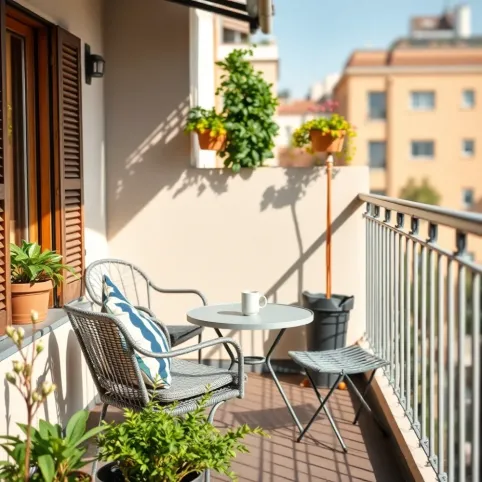 Zestaw balkonowy mały