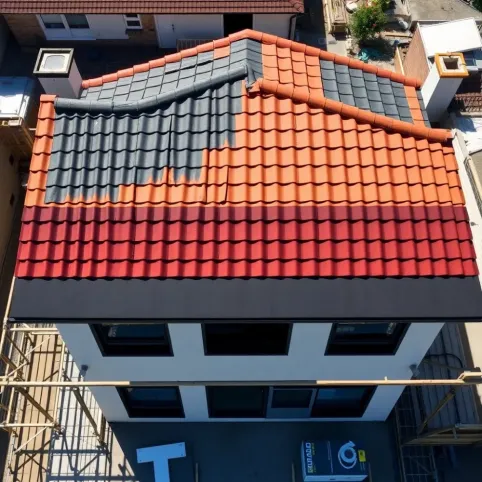 Zmiana koloru dachu w trakcie budowy