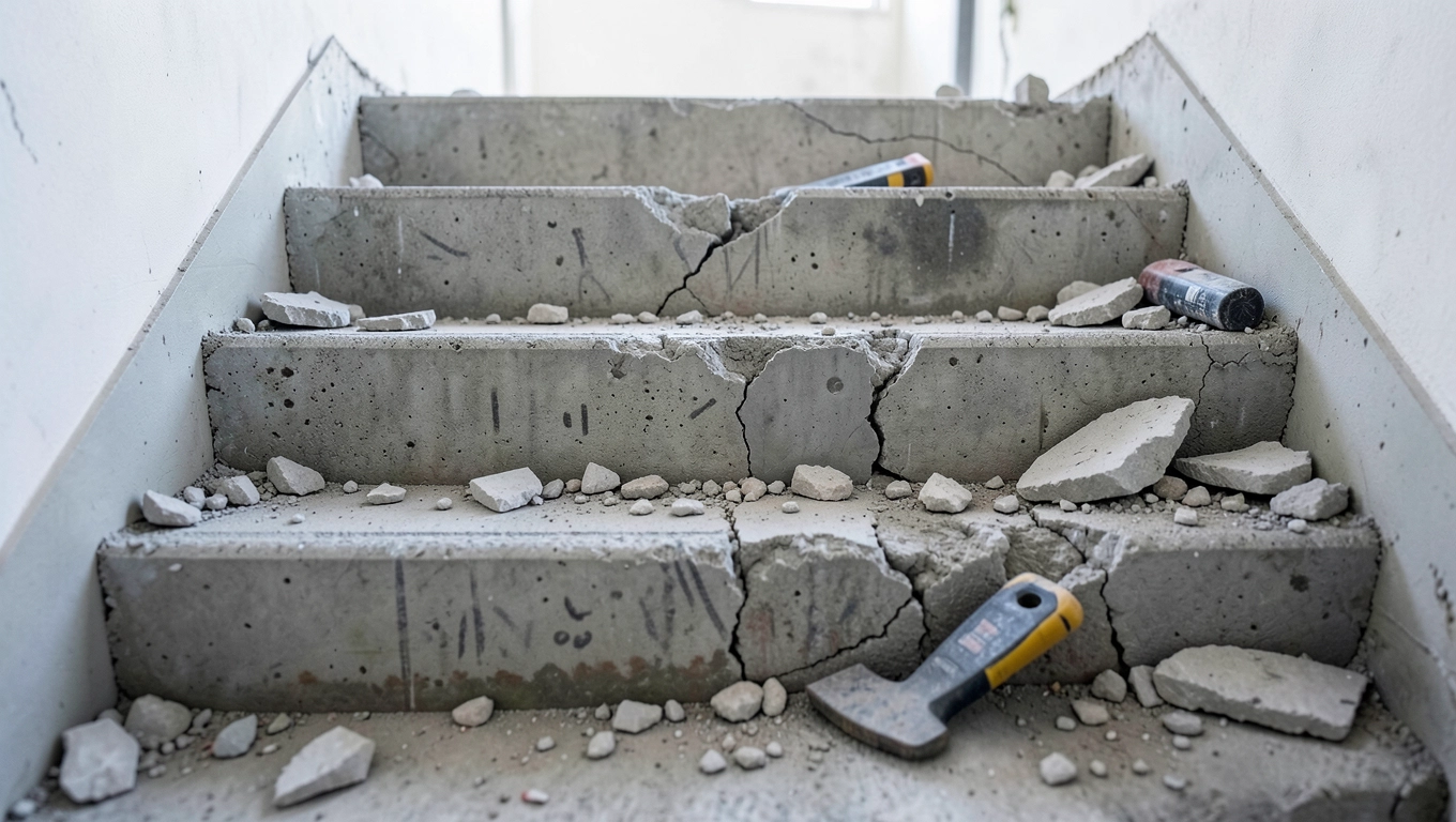 Skucie schodów betonowych cena