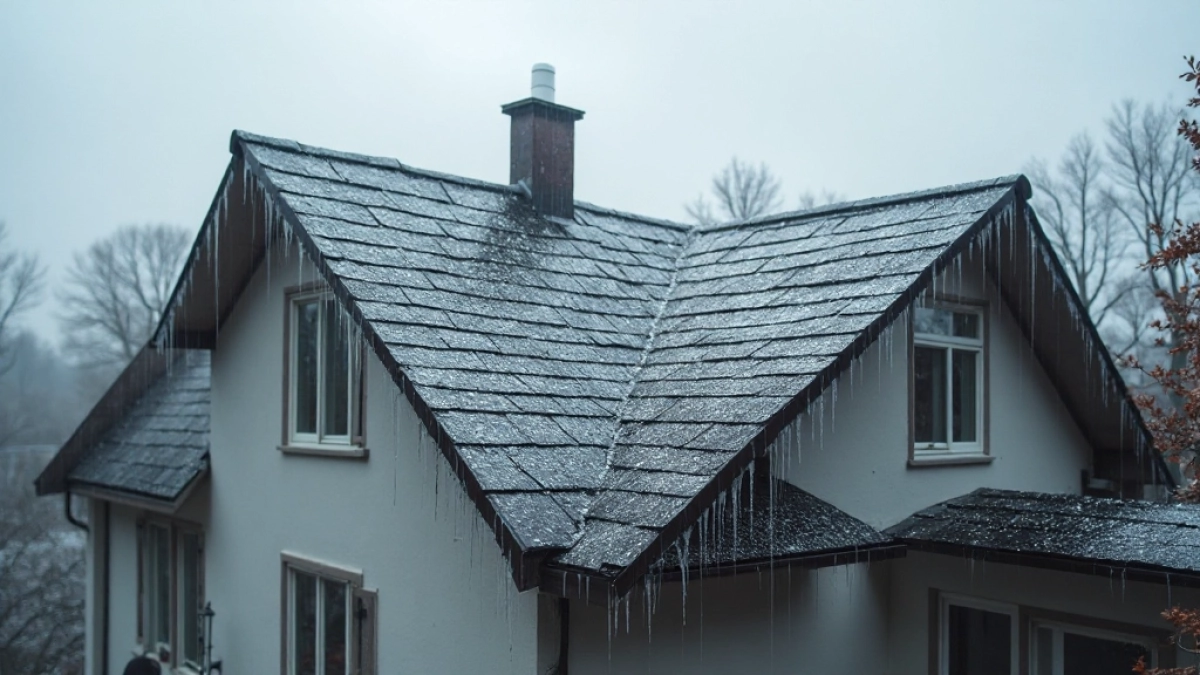 spadek dachu jednospadowego