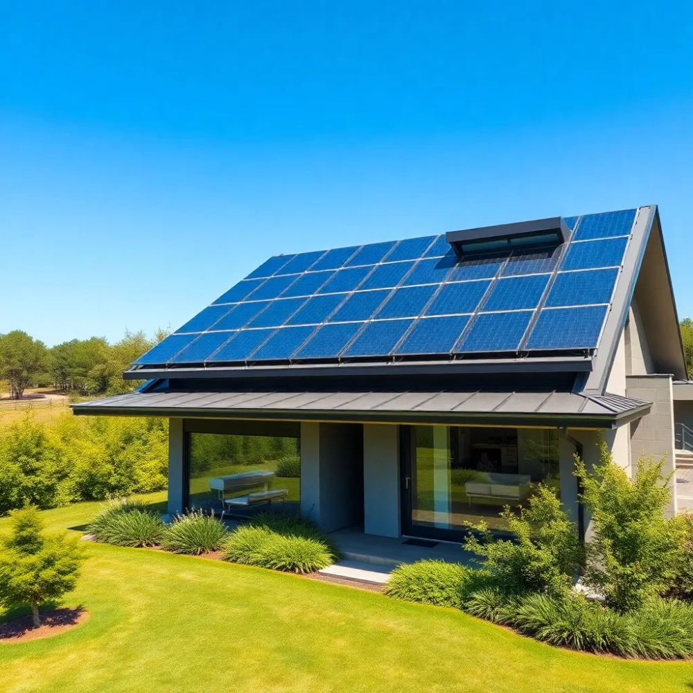 Stalowy dach fotowoltaiczny cena