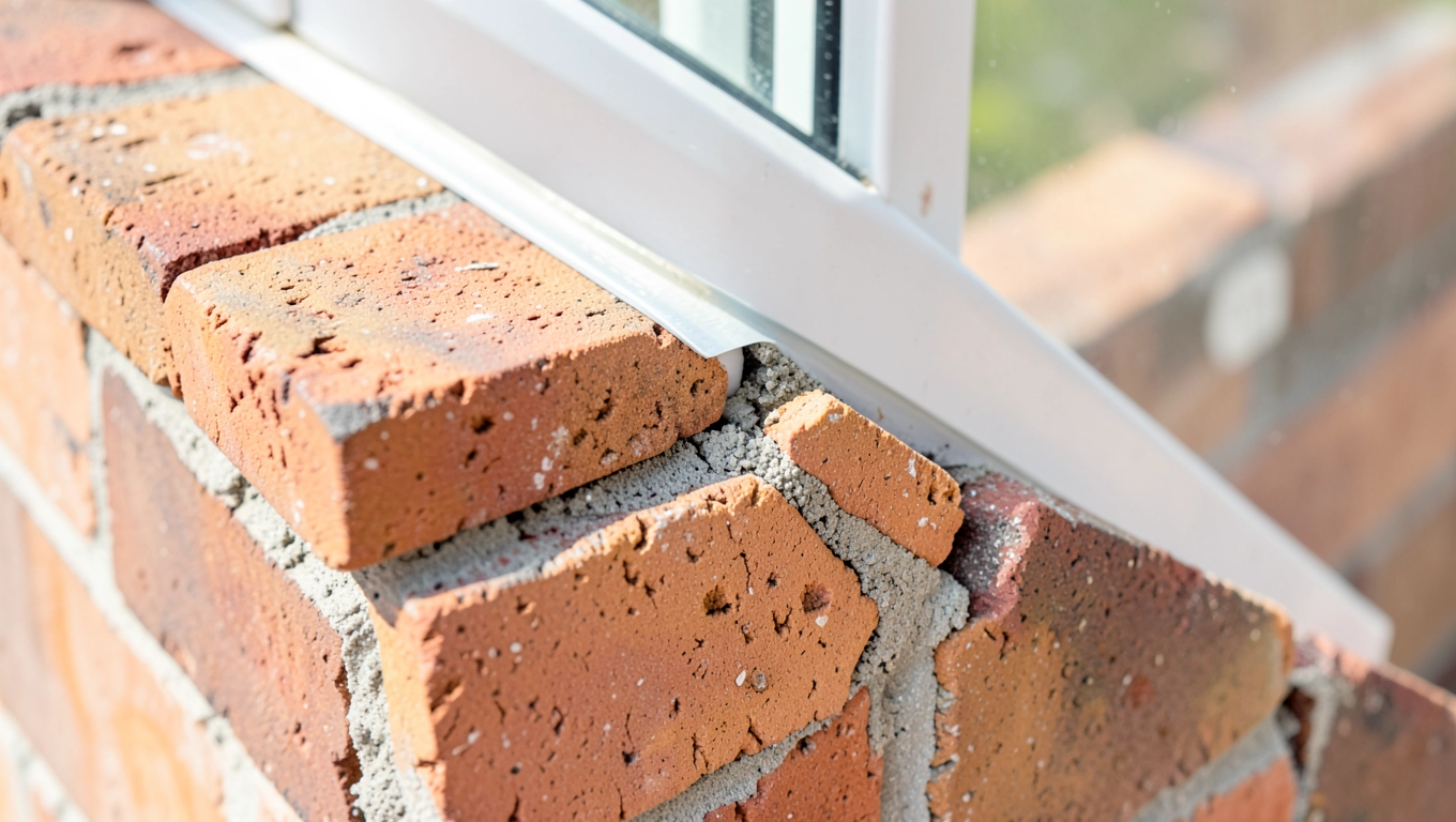 Styk kostki z oknem tarasowym