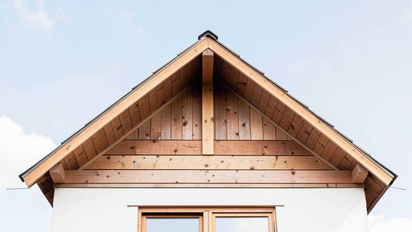 Szerokość rzutu poziomego dachu dwuspadowego