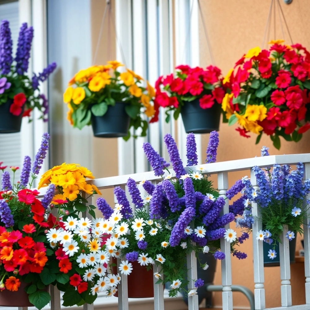 Sztuczne Kwiaty Na Balkon