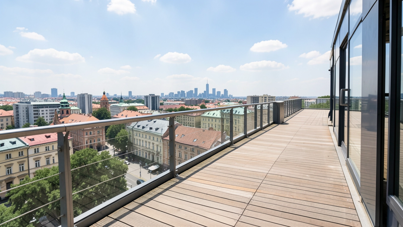 taras cena za m2 Warszawa