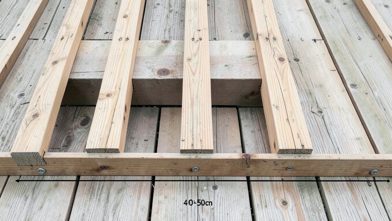 taras drewniany co ile legary