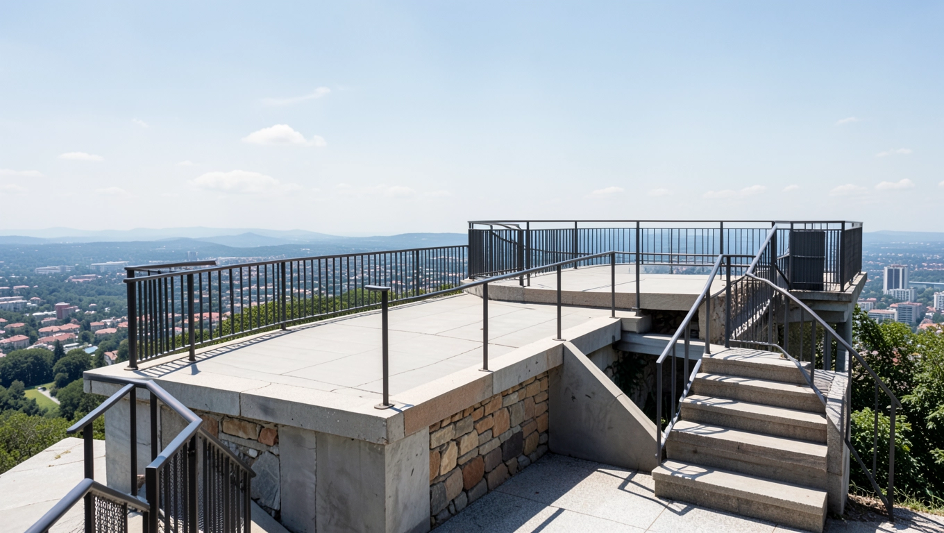 Taras na podwyższeniu