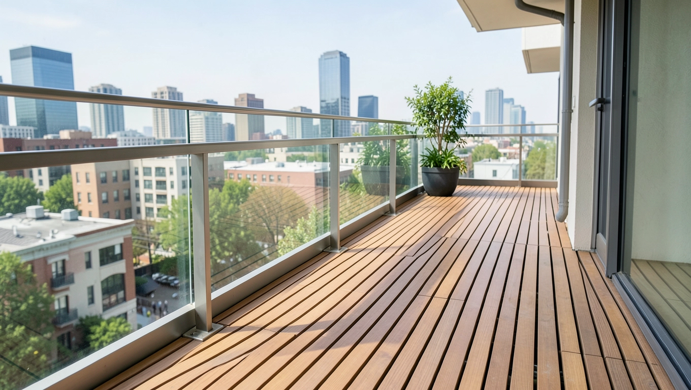 Taras wentylowany na balkonie