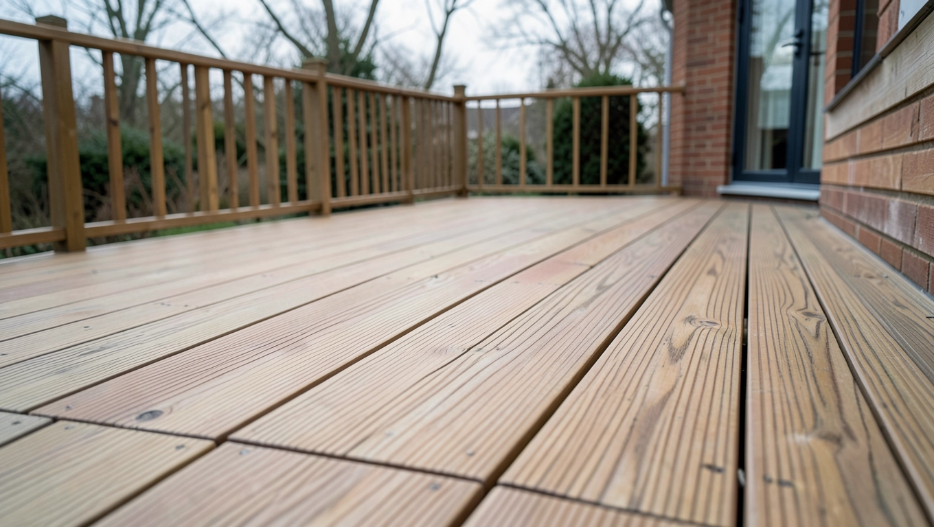 Taras z deski tarasowej