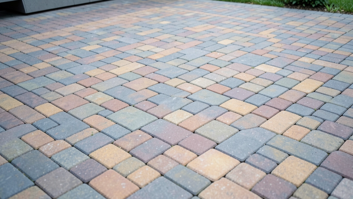 Taras z kostki brukowej