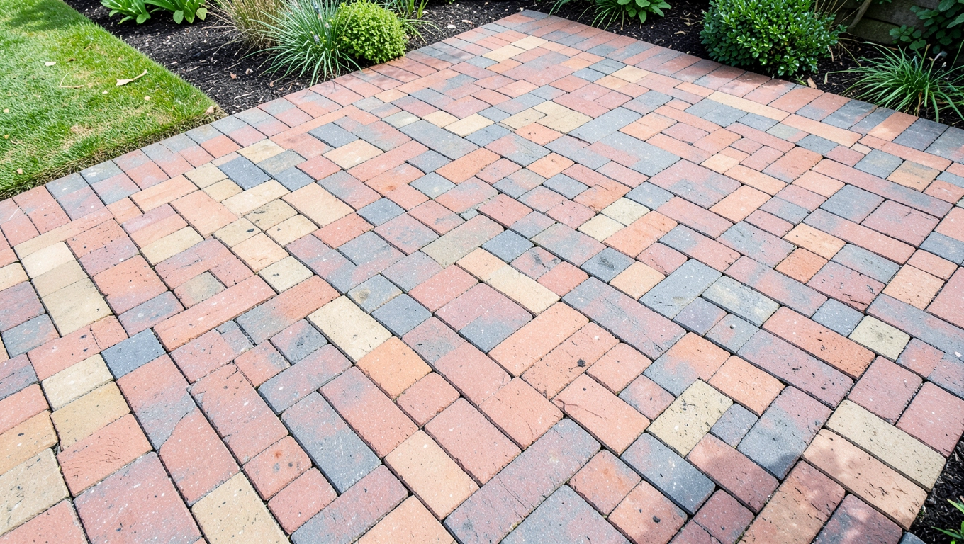 tarasy z kostki brukowejwzory