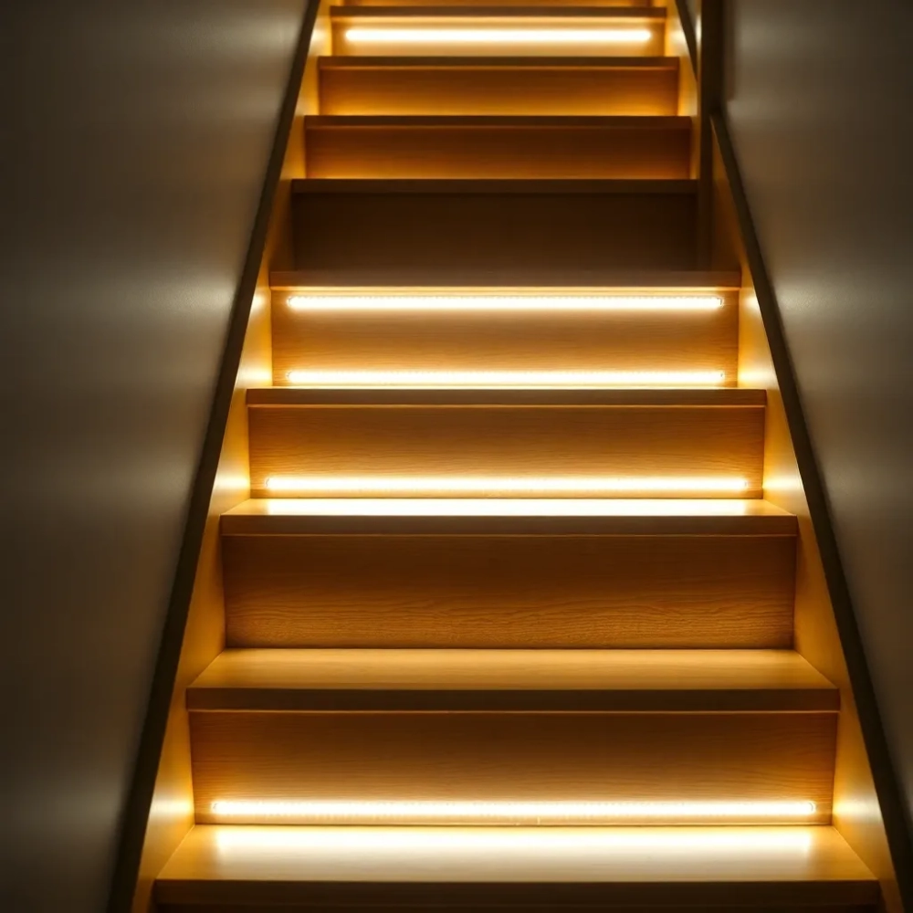 Taśma LED z czujnikiem ruchu na schody