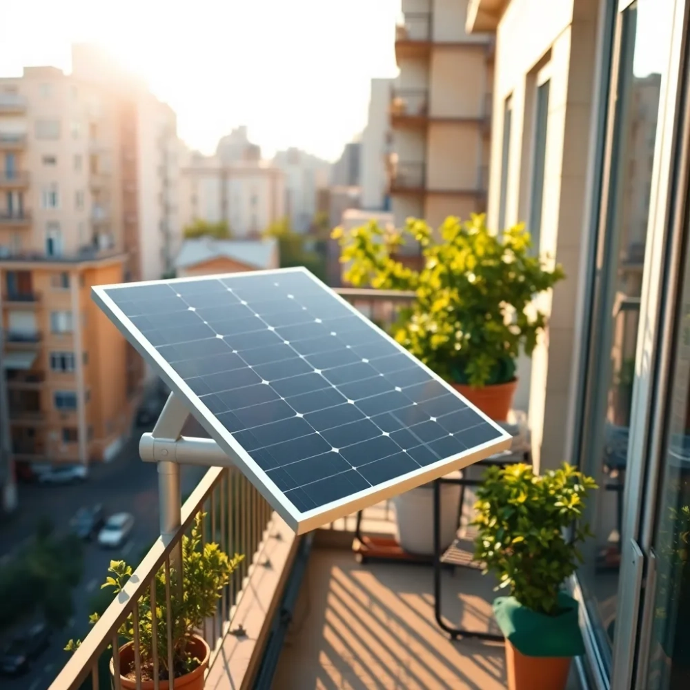 Uchwyty do paneli fotowoltaicznych na balkon