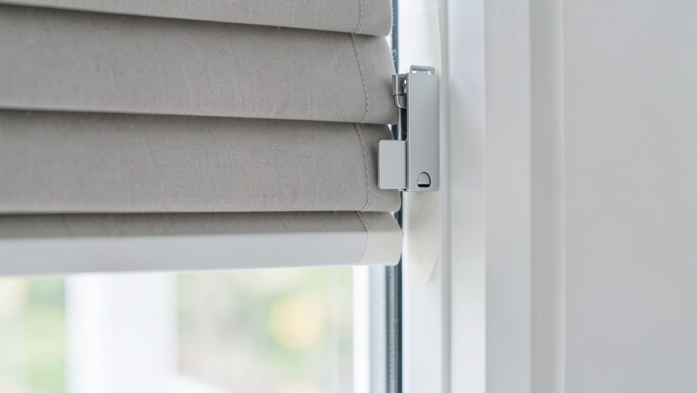 Uchwyty montażowe i bezinwazyjne rolety