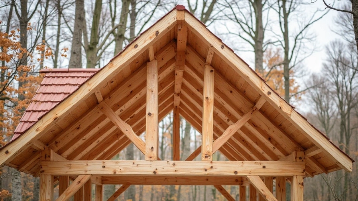 więźba dachowa dach jednospadowy