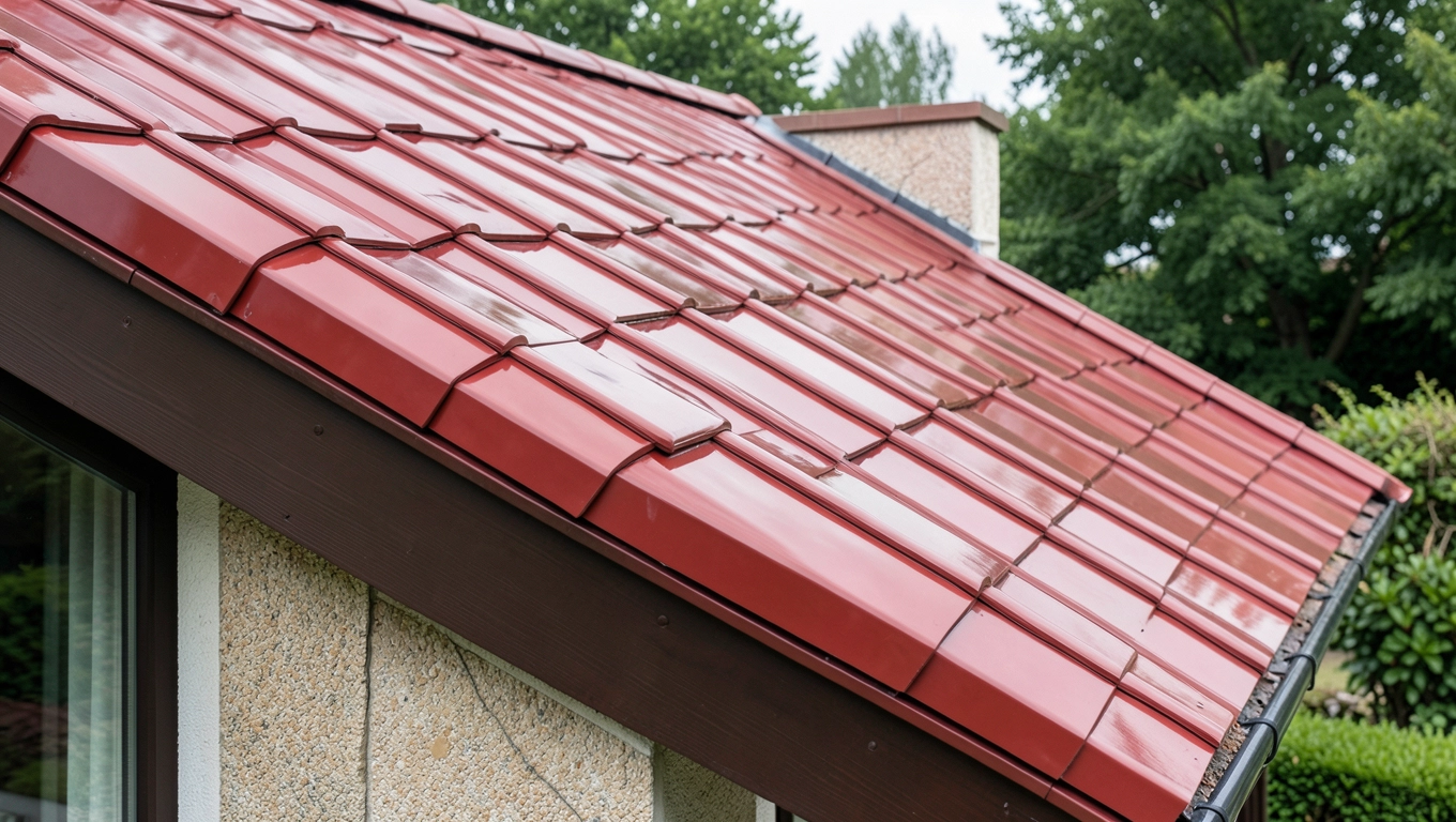 Wiśniowy dach jaka elewacja