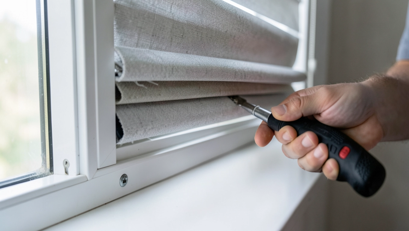 Wymiana rolety dzień noc w kasecie