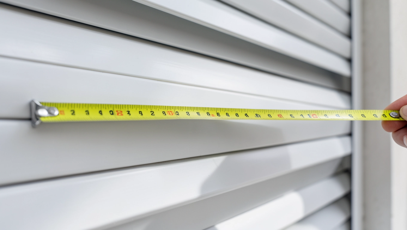 Wymiary rolet zewnętrznych