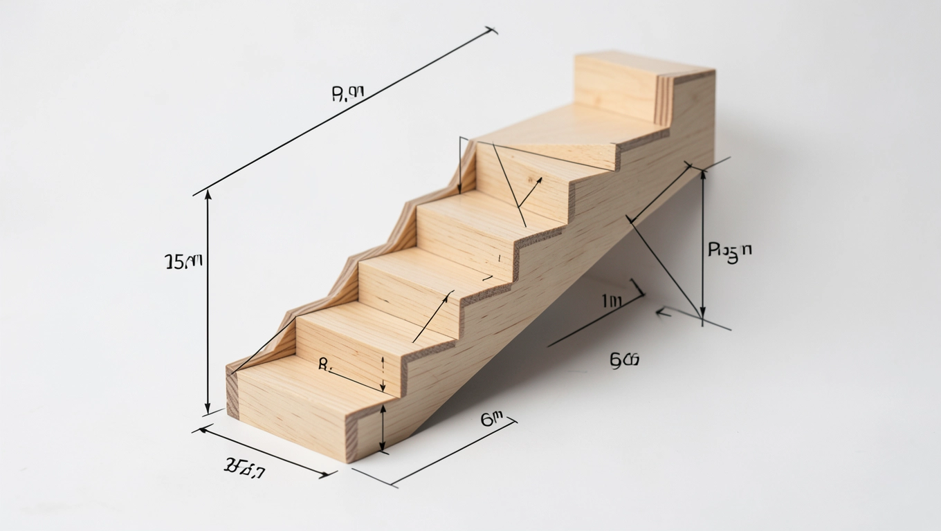 Wymiary schodów wzór