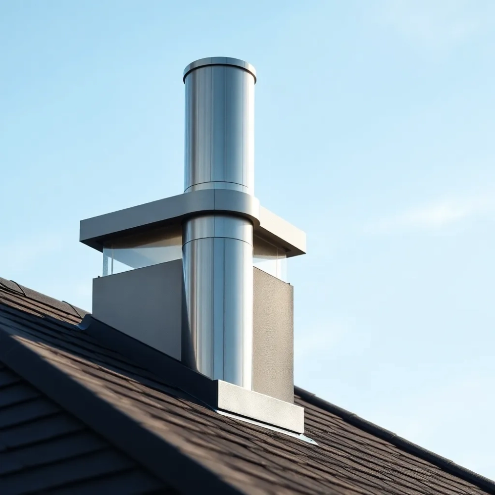 Wysokość komina spalinowego ponad dach