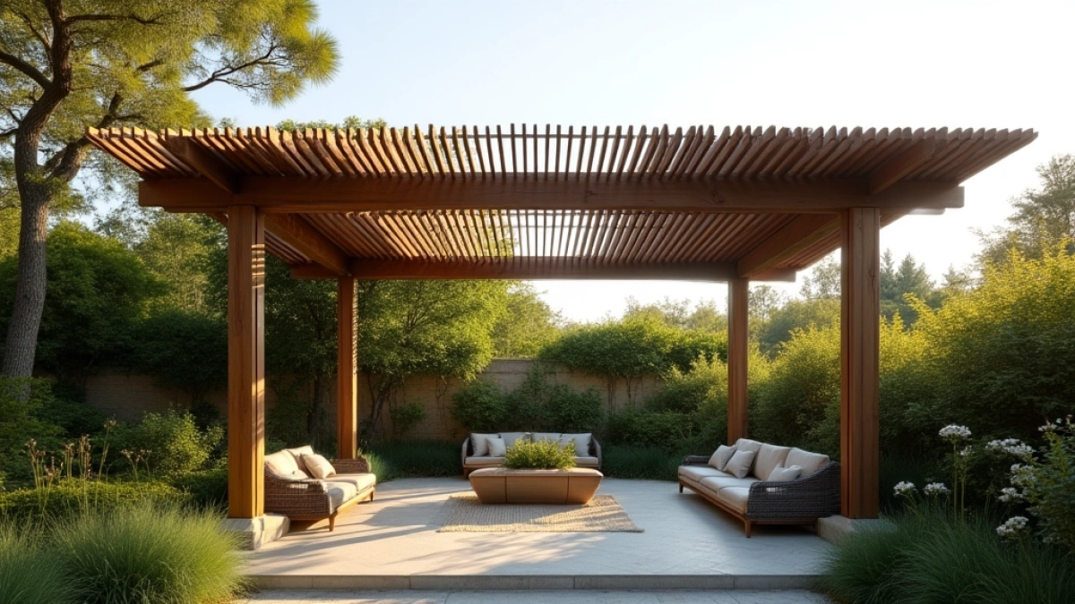 Wysokość pergoli ogrodowej