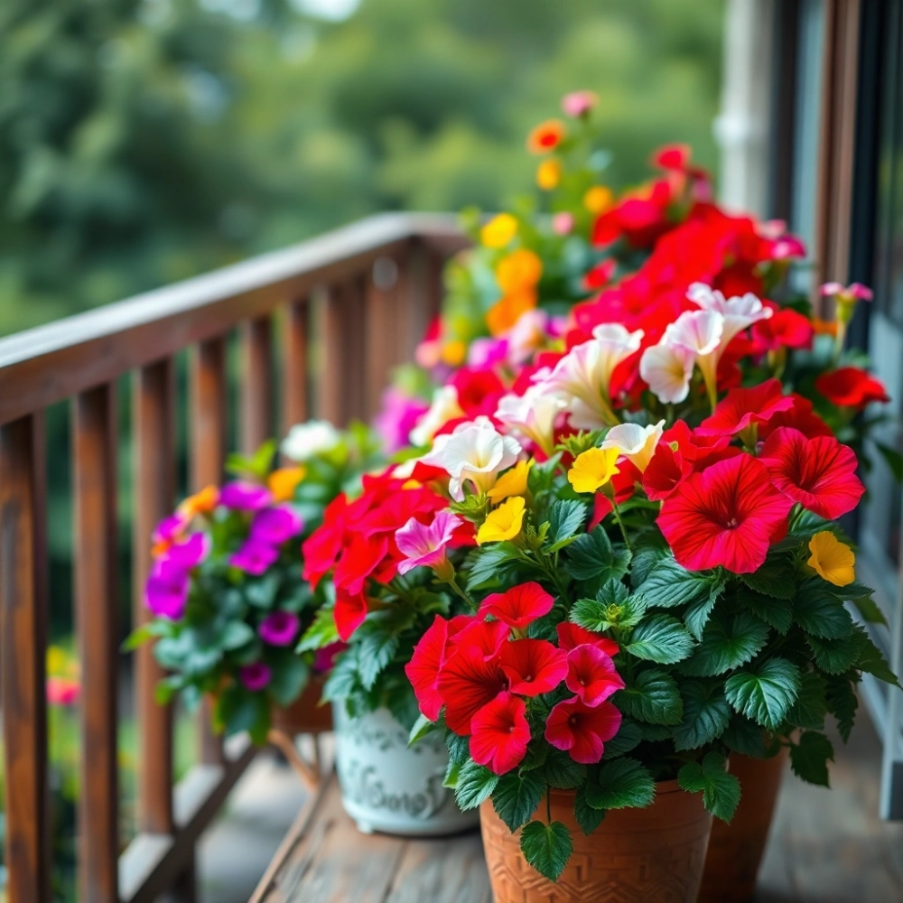 Wytrzymałe kwiaty na balkon