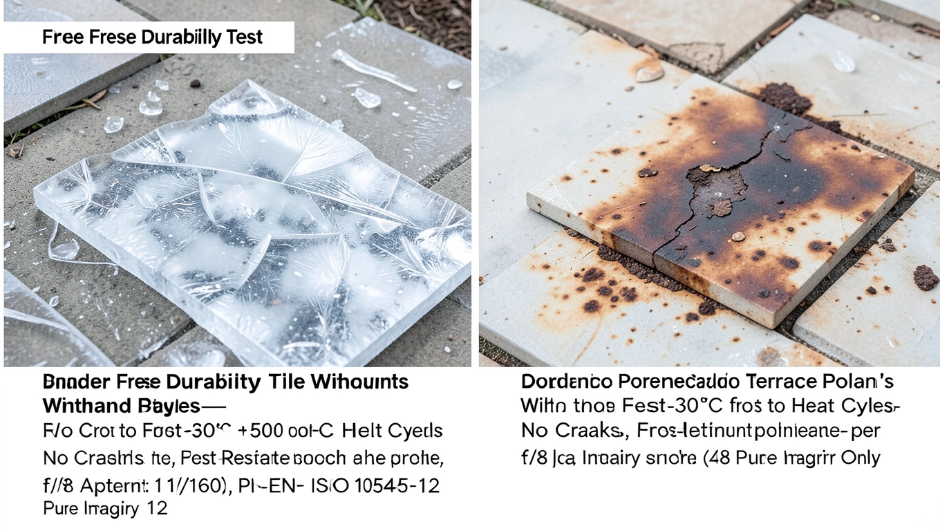 Wytrzymałość płytek tarasowych zewnętrznych