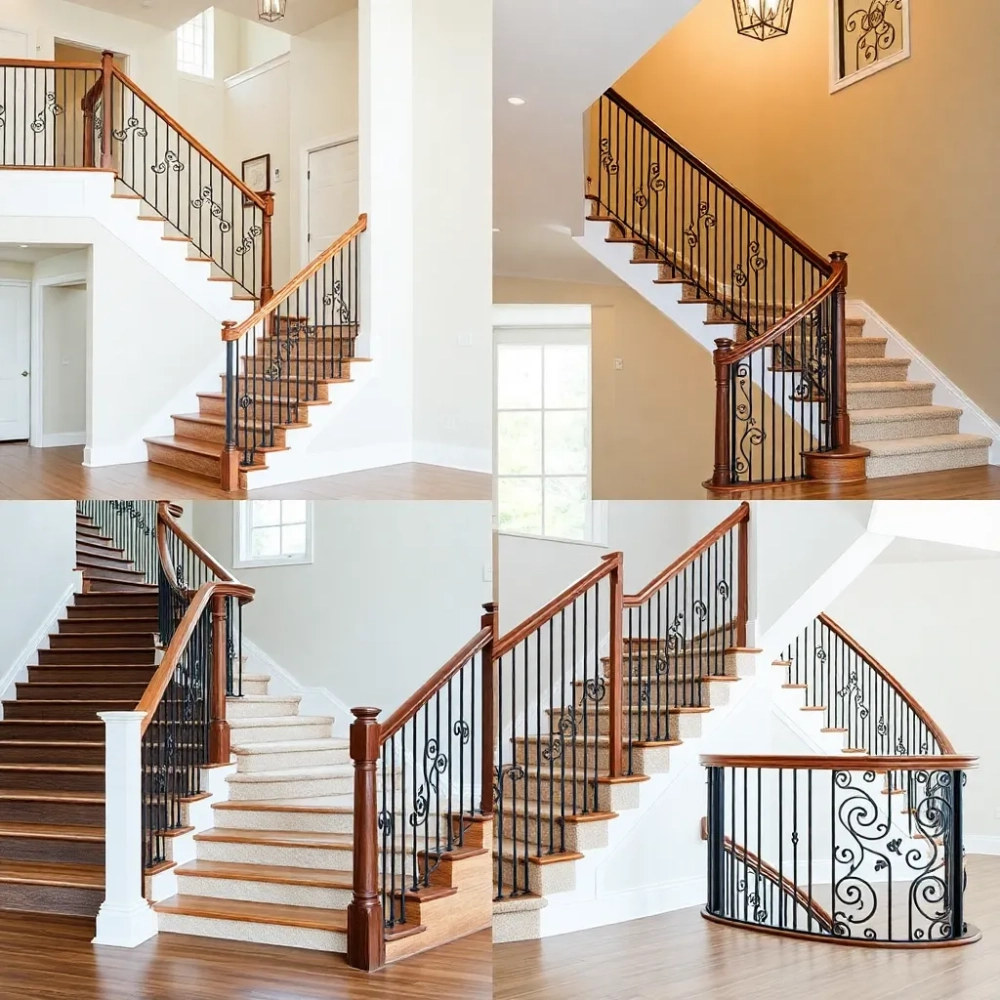 Wzory balustrad schodowych