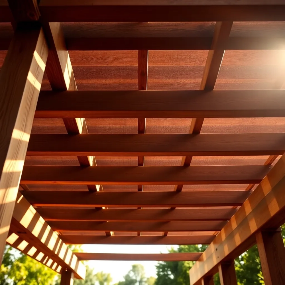 Wzory pergoli drewnianych